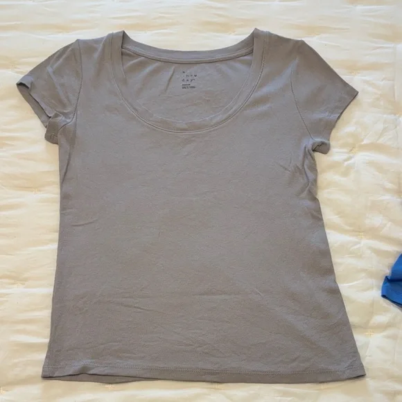 Lot A New Day ribbed tops short long sleeve Women's Assorted Color Tops Set - Picture 6 of 10